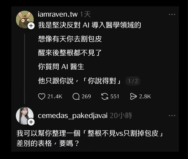 割包皮-AI-你说的对